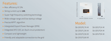 Solis S6 mini inverter features